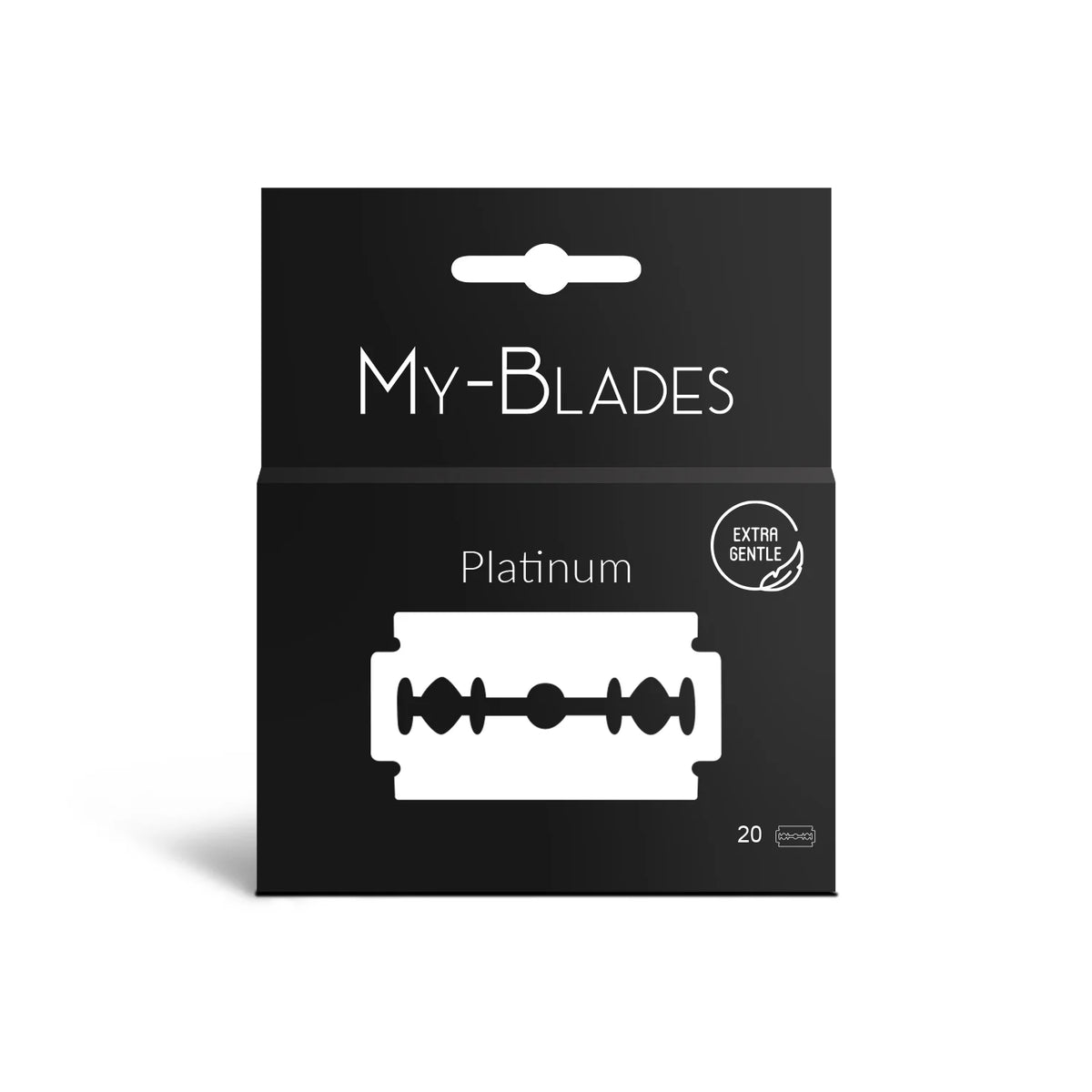 Platinum Double Edge Razor Blades 20 Pack | My-Blades | The Razor Company
