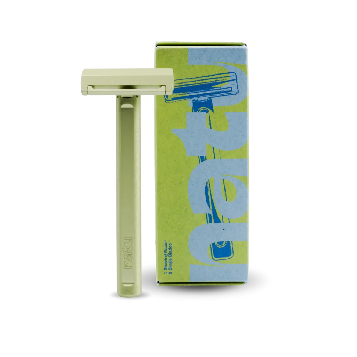 Natu Safety Razor Single Edge Green