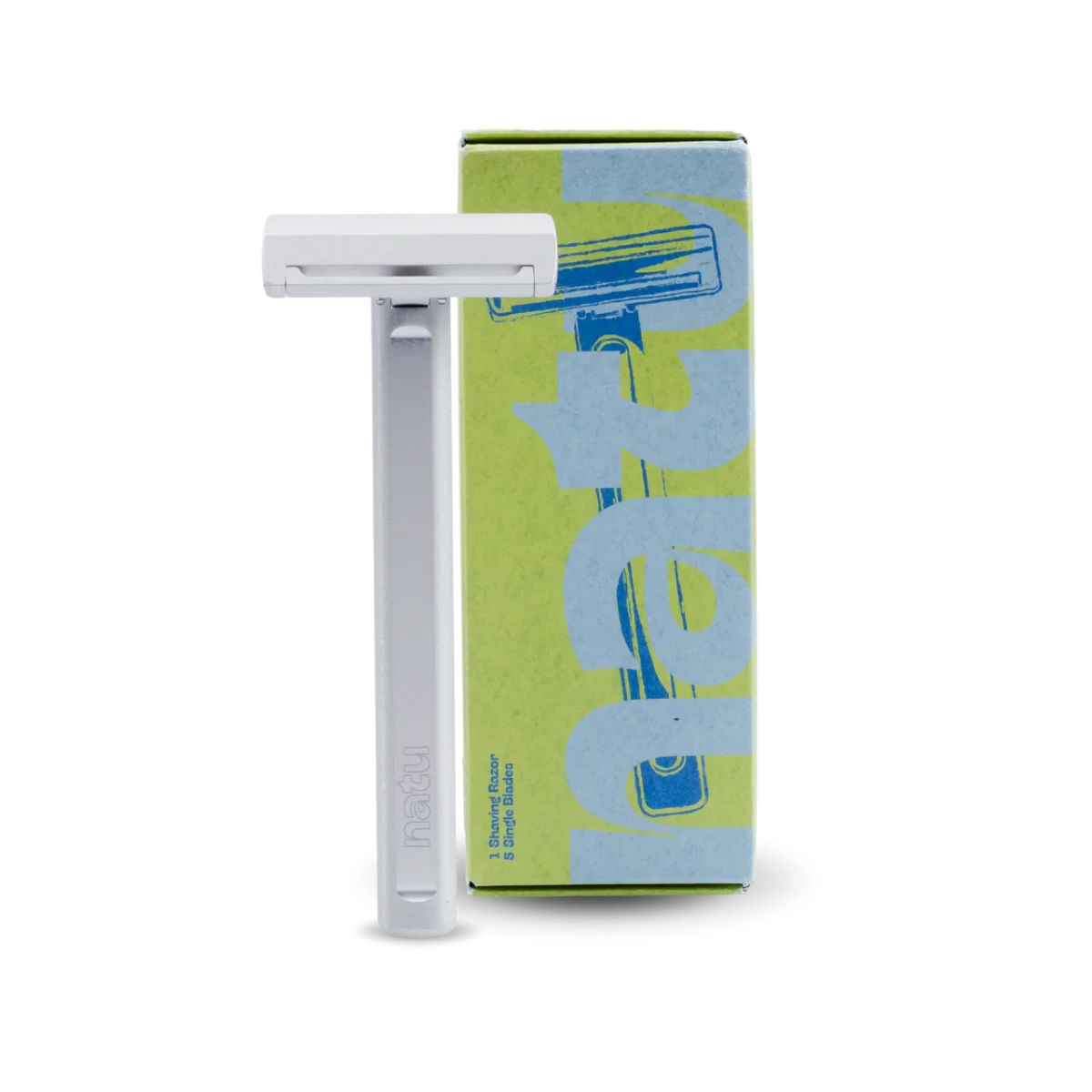 Natu Safety Razor Single Edge Grey