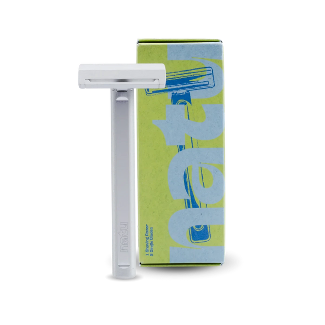Natu Safety Razor Single Edge Grey