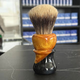 Never Alone 6 #114 26mm Doughknot Knot Resin Handle Shaving Brush