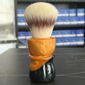 Never Alone 6 #116 26mm Regal Synthetic Knot Resin Handle Shaving Brush