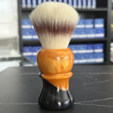 Never Alone 6 #117 26mm Regal Synthetic Knot Resin Handle Shaving Brush