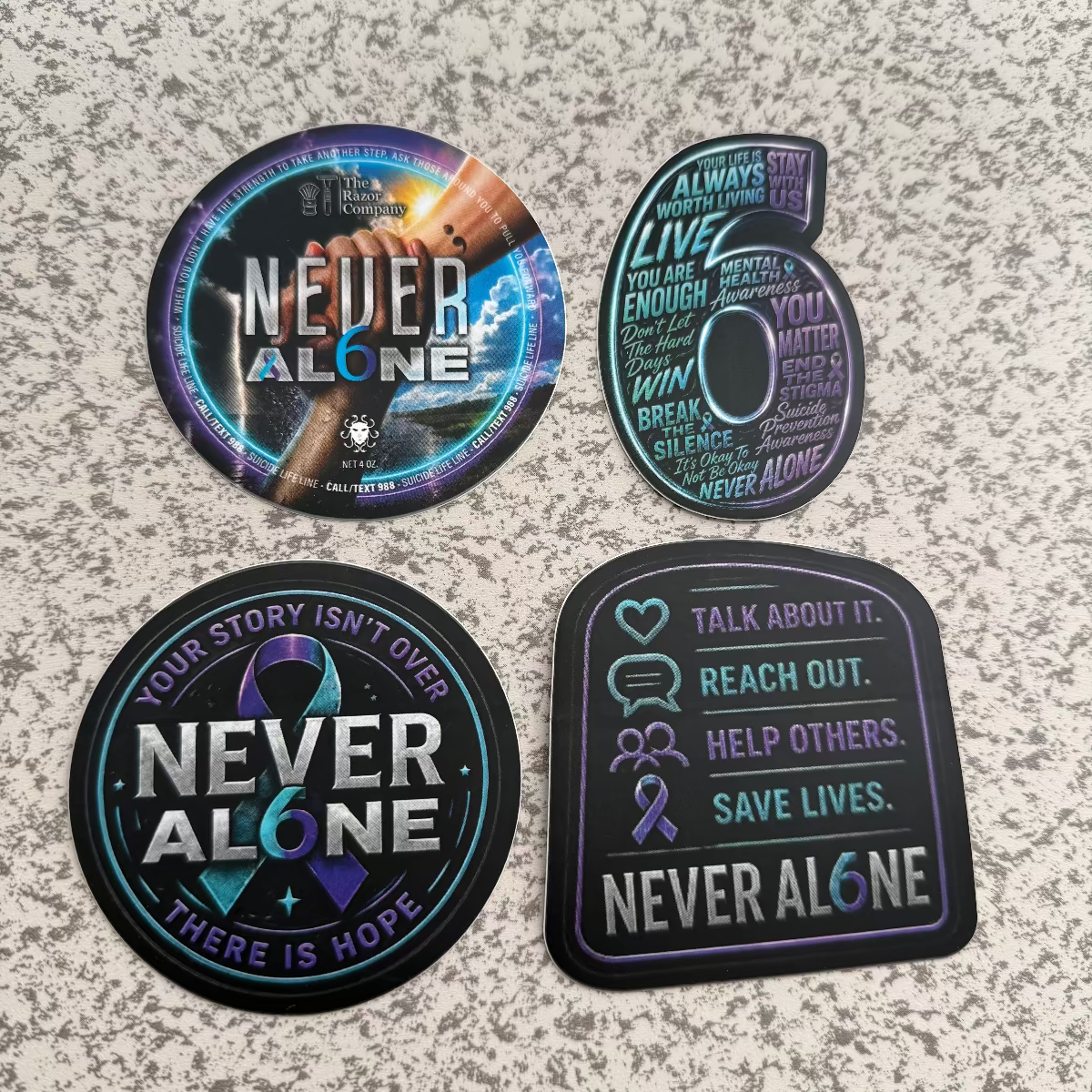 Never Alone 6 Sticker Pack