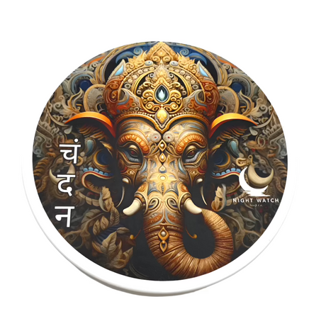 Night Watch Soap Co. - Indian Sandalwood - New Katana Base Shave Soap