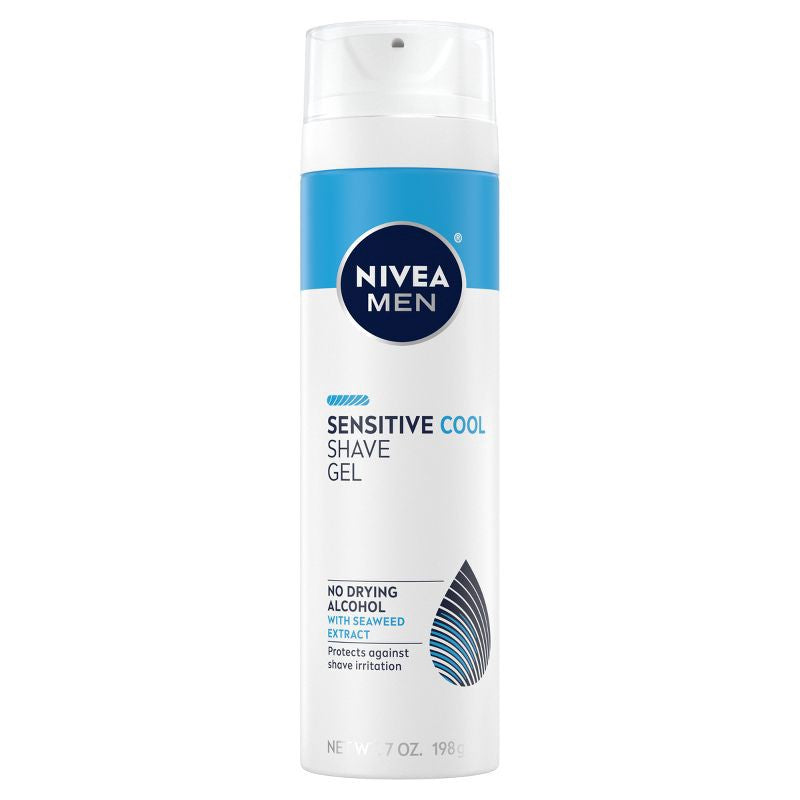 NIVEA Men Cooling Shave Gel Sensitive Skin 7oz | The Razor Company