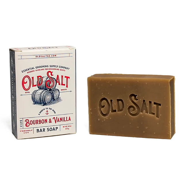 Old Salt Grooming Supply Bourbon + Vanilla Bar Soap 5oz