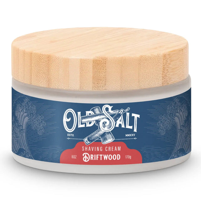 Old Salt Grooming Supply Driftwood Shave Cream 6oz