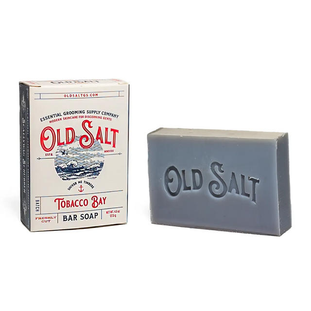 Old Salt Grooming Supply Tobacco Bay Bar Soap 5oz