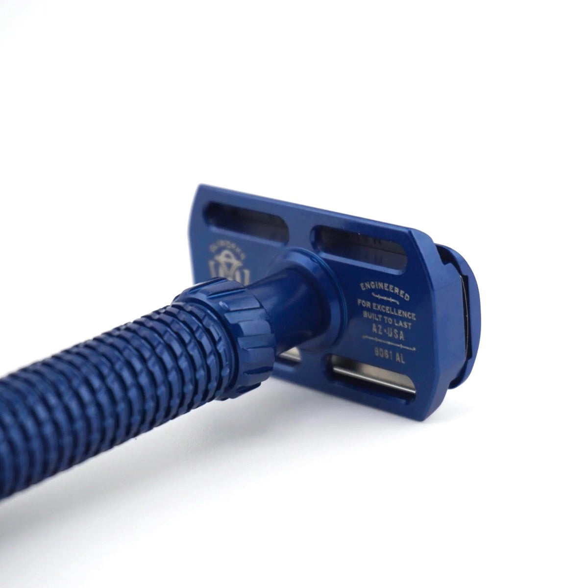 Oliworks M3teorite Aluminum 両刃カミソリ OliWorks M3TEORITE Aluminum Safety Razor Blue | Lightweight DE