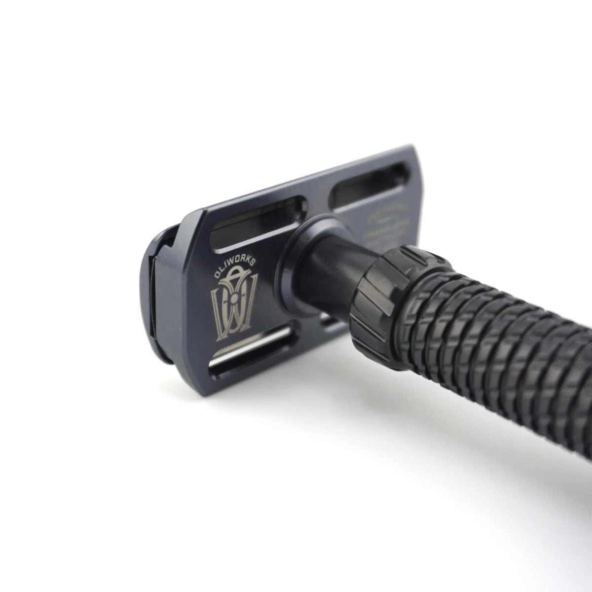 OliWorks M3TEORITE Aluminum Razor Gray | Lightweight DE Razor