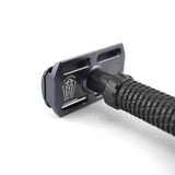 OliWorks M3TEORITE Aluminum Safety Razor Gray