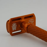OliWorks M3TEORITE Aluminum Safety Razor Orange