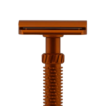 OliWorks M3TEORITE Aluminum Safety Razor Orange