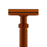 OliWorks M3TEORITE Aluminum Safety Razor Orange