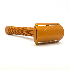 OliWorks M3TEORITE Aluminum Safety Razor Orange