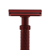 OliWorks M3TEORITE Aluminum Safety Razor Red