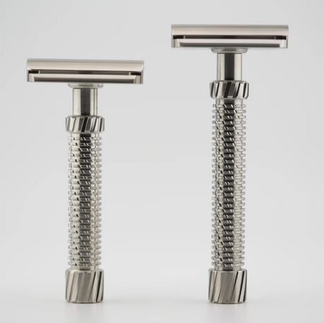 OliWorks M3TEORITE Stainless Steel Safety Razor