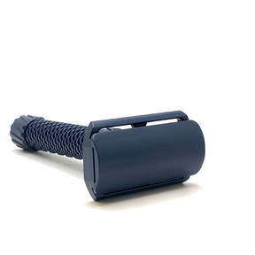 OliWorks M3TEORITE Stainless Steel Safety Razor BLUE