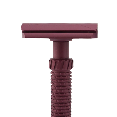 OliWorks M3TEORITE Stainless Steel Safety Razor DARK CHERRY