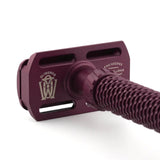 OliWorks M3TEORITE Stainless Steel Safety Razor DARK CHERRY