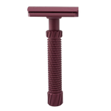 OliWorks M3TEORITE Stainless Steel Safety Razor DARK CHERRY