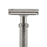 OliWorks M3TEORITE Stainless Steel Safety Razor