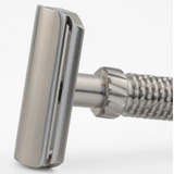 OliWorks M3TEORITE Stainless Steel Safety Razor