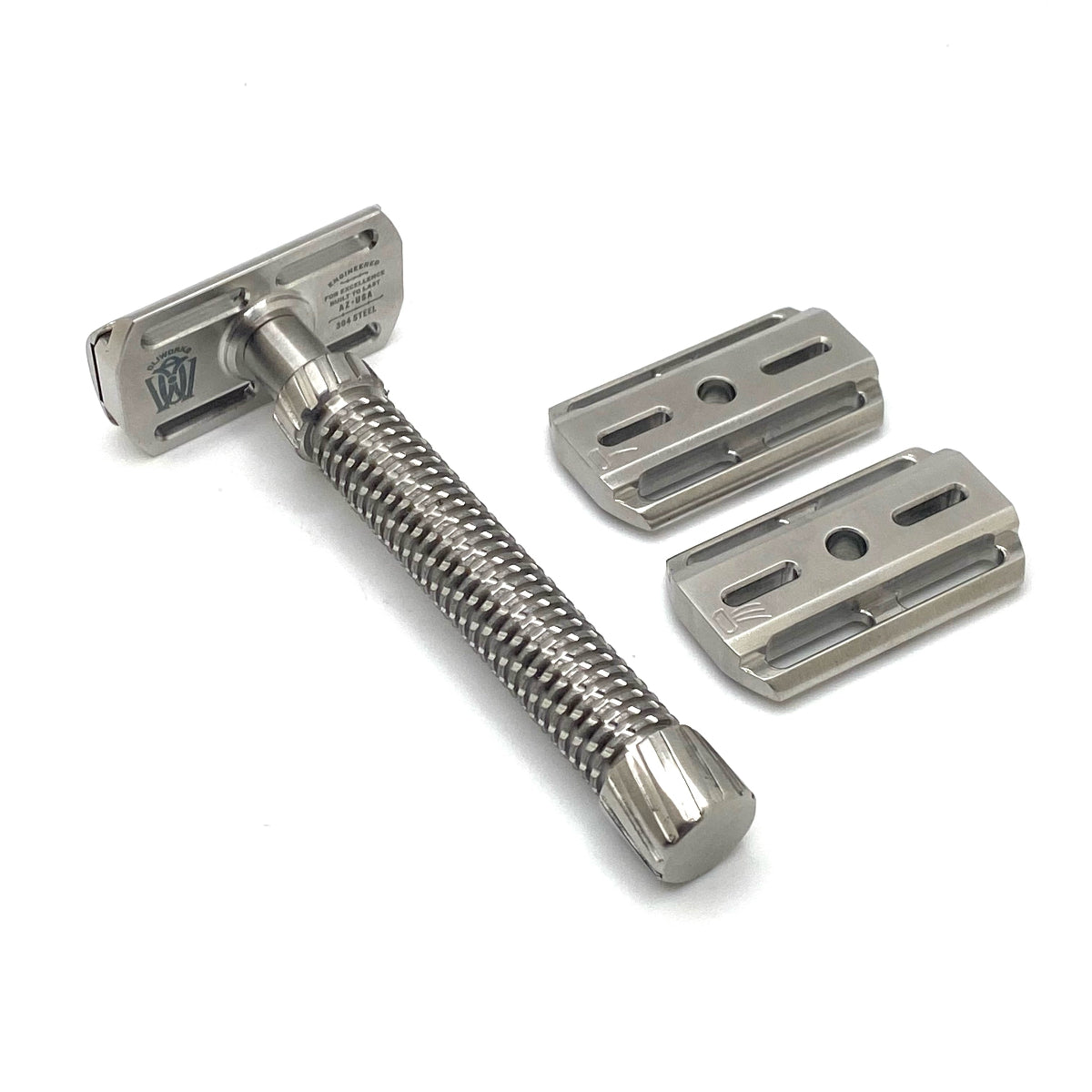 OliWorks M3TEORITE Stainless Steel Safety Razor