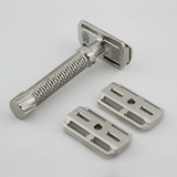 OliWorks M3TEORITE Stainless Steel Safety Razor