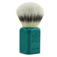 Omega Evo Pro Grip Synthetic Shaving Brush Green