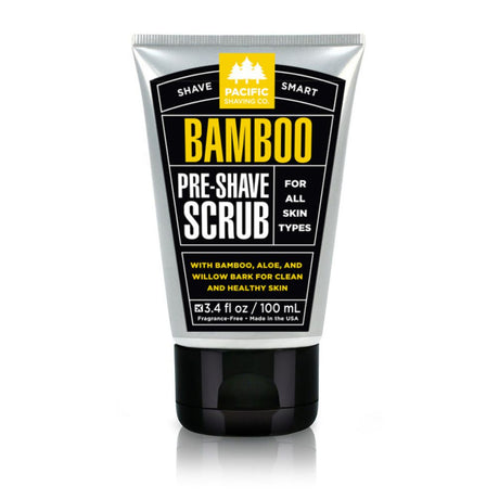 Pacific Shaving Co Bamboo Pre Shave Scrub 3.4oz