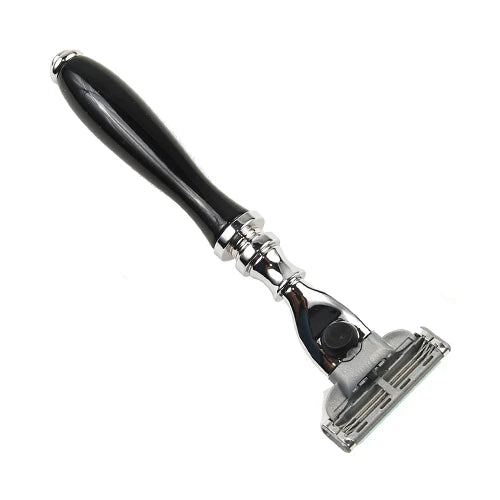 Parker 111B-M3 Mach 3 Compatible Razor Black Resin & Chrome