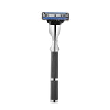 Parker 42R Mach 3 Graphite & Chrome Metal Razor