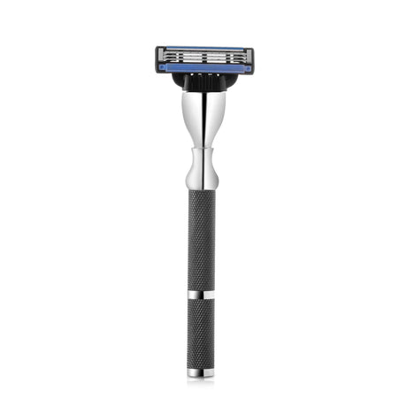 Parker 42R Mach 3 Graphite & Chrome Metal Razor