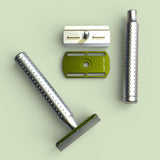 Parker AeroShave Aluminum Safety Razor