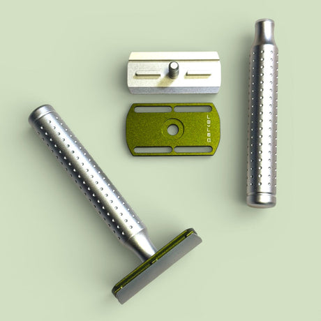Parker AeroShave Aluminum Safety Razor