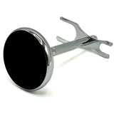 Parker Chrome 2-Prong Heavyweight Razor and Brush Shaving Stand