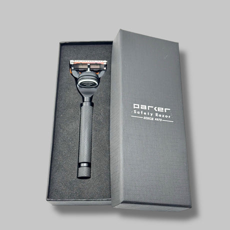 Parker Deluxe Chrome Fusion Compatible Razor Black