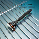 Parker Deluxe Chrome Fusion Compatible Razor Black