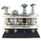 Parker - Deluxe Chrome Razor Stand - Holds 4 Double Edge Safety Razors