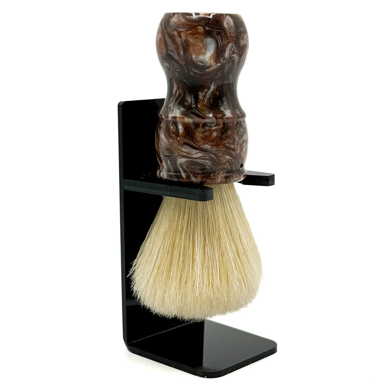 Parker - Deluxe Iridescent Tortoise Handle Boar Shaving Brush