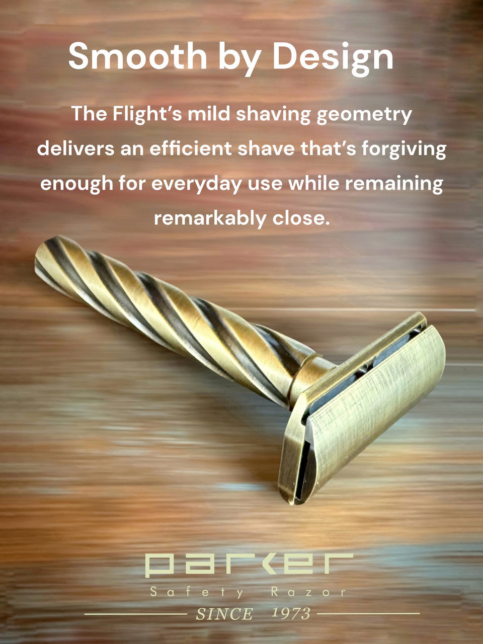 Parker Flight All Brass Double Edge Safety Razor