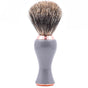 Parker Gray & Rose Gold Handle Pure Badger Shaving Brush & Stand 21mm