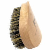 Parker Premium Boar Bristle Beard & Hair Brush with Beechwood Contoured Handle