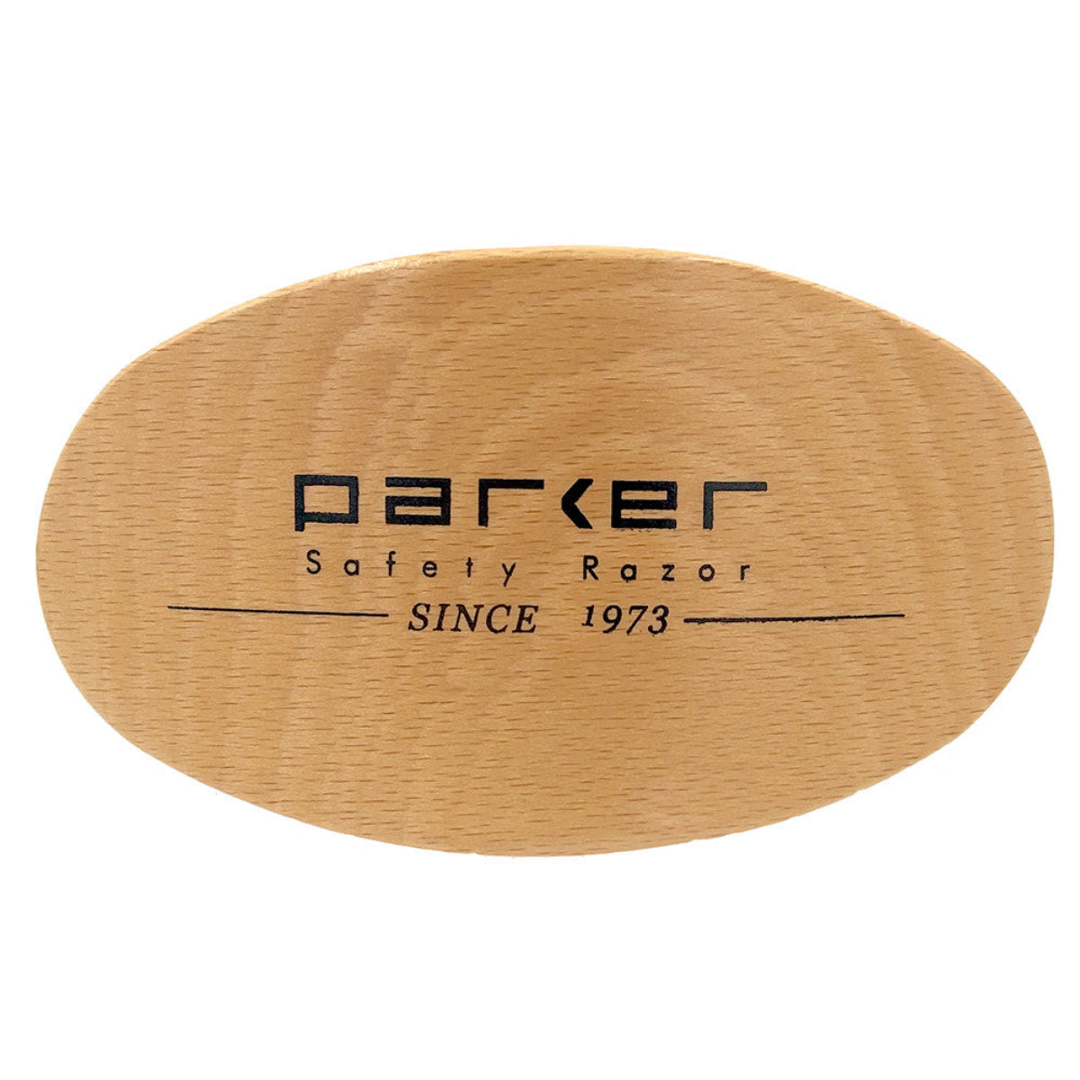 Parker Premium Boar Bristle Beard & Hair Brush with Beechwood Contoured Handle