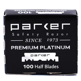 Parker SRB Straight Razor 3 Piece Shave Set & 100 Blades