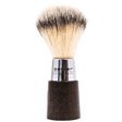 Parker Walnut & Chrome Handle Synthetic Shave Brush & Stand