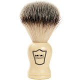 Parker White Handle Synthetic Shaving Brush & Stand 20mm