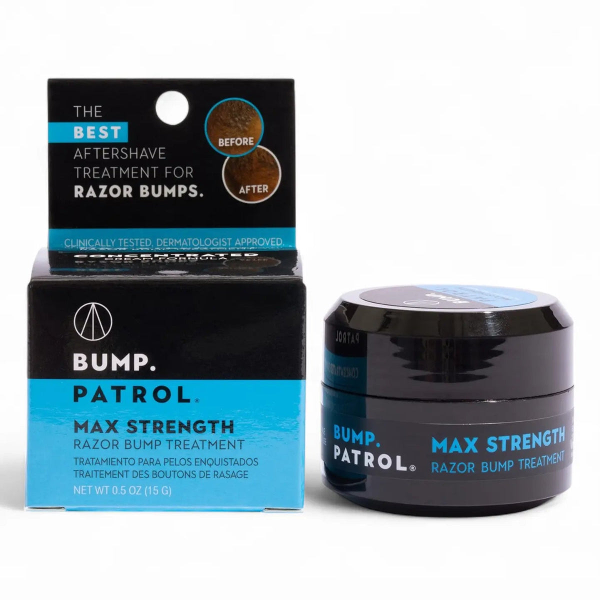Patrol Grooming Bump Patrol Max Strength Razor Bump Treatment Cream 0.5oz